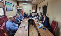 جلسه هماهنگی کلینیک شهید مدنی مستقر در کلینیک قاسم سلیمانی 
